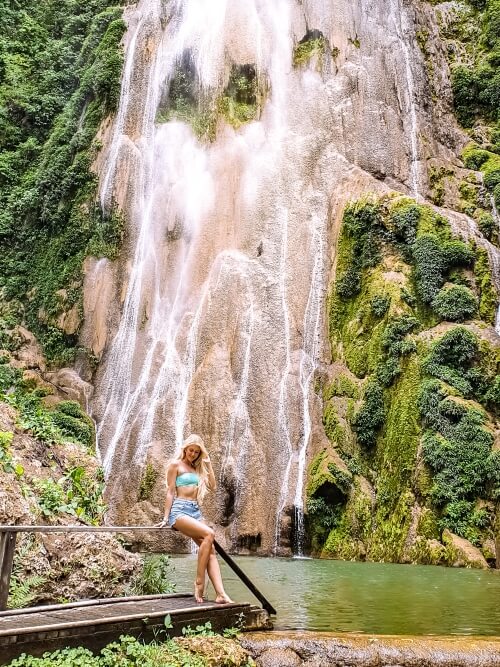 Boca da Onca waterfall in Bonito, an ecotourism hub that you should visit if you have 10 days in Brazil